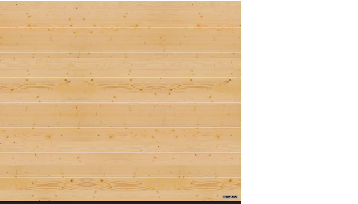 M bead solid wood sectional door