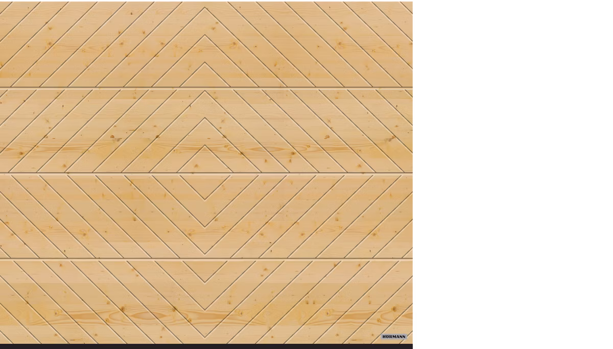 Motive 402 solid wood sectional door