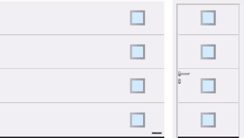 L-Sicke (LPU 67 Thermo, LPU 42), motive 461 with glazing garage door